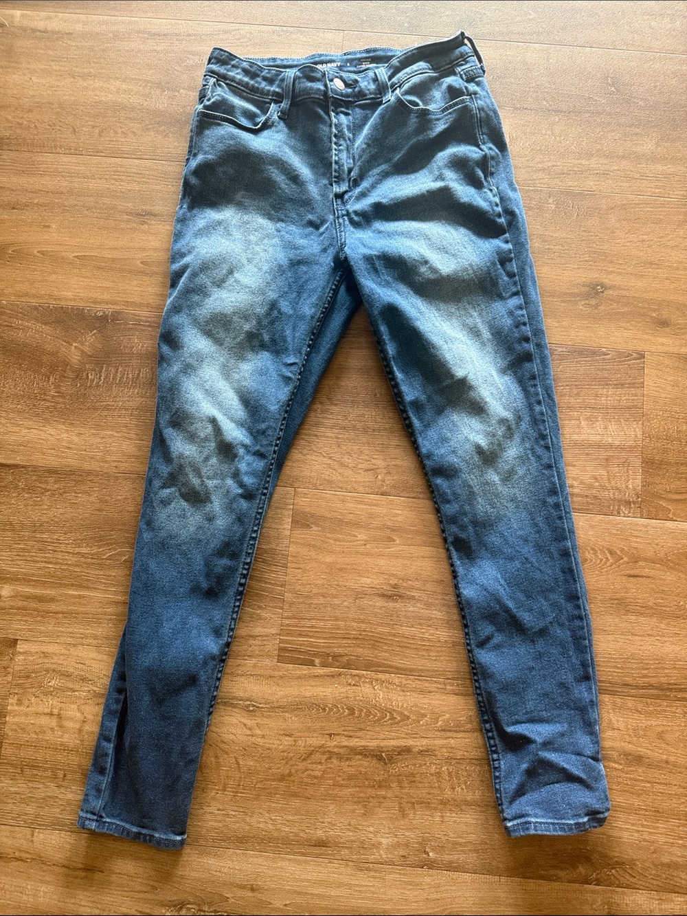 Old Navy WOW Super-Skinny High-Rise Dark Blue Jeans Size 8